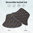 thumbnail image 3 of Kll Mushroom Bucket Hat for Women Men Packable Travel Beach Sun Hat Outdoor Rave Accessories Reflective Fisherman Cap, 3 of 6