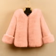 thumbnail image 5 of Kids Winter Jackets Pink Fluffy Jacket for Girls Jacket Girls Warm Winter Coat Girls Winter Coat Size 8-9 Years, 5 of 5
