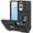 Black, variant on TYJKeJi Case with Stander Holder Kickstand Drop Resistant Shockproof Case For Samsung Galaxy S25 Edge