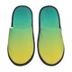 thumbnail image 1 of Balery Teal To Yellow Gradient Pantuflas de Casa de Felpa Silenciosas con Diseño Estampado, Zapatillas Cómodas Antideslizantes de Algodón para Interior-Medium, 1 of 8