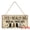 Style A, variant on Unique Bargains Pet Sign Home Decor Decorative Wall Plaque Style A 3.9in