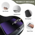 thumbnail image 3 of Universal Car Trunk Mat 29"x39", Purple Black Ombre Waterproof Cargo Liner, Non-Slip Durability Cargo Mat, Gradient Contemporary Abstract Art All Weather Rear Trunk Protector for Car SUV, 3 of 9