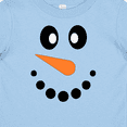 thumbnail image 4 of Inktastic Cute Smiling Snowman Face with Carrot Nose Boys or Girls Baby T-Shirt, 4 of 5