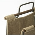 thumbnail image 3 of Butler Idaho Burlap & Metal Magazine Basket, 3 of 4