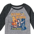 thumbnail image 3 of Star Wars - Han Solo and Chewie Retro - Toddler And Youth Raglan, 3 of 5