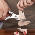 thumbnail image 2 of Kitchen Multifunctional Scissors Stainless Steel Chicken Bone Cleaver Knife Meat Fruit Boning Fish Scissors Scale Clean Scissors, 2 of 8