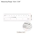 thumbnail image 2 of Unique Bargains PET Plastic Flexible Ruler, 4 Inch, 2 Count, 2 of 6