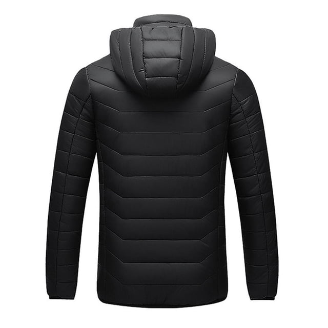 Bewildely Chaqueta calefactable, abrigo calefactor de masaje para mujeres y hombres, temperatura constante con 3 niveles de calefacción, 8 zonas de Suministros térmicos No.2 Bewildely HA046946-02