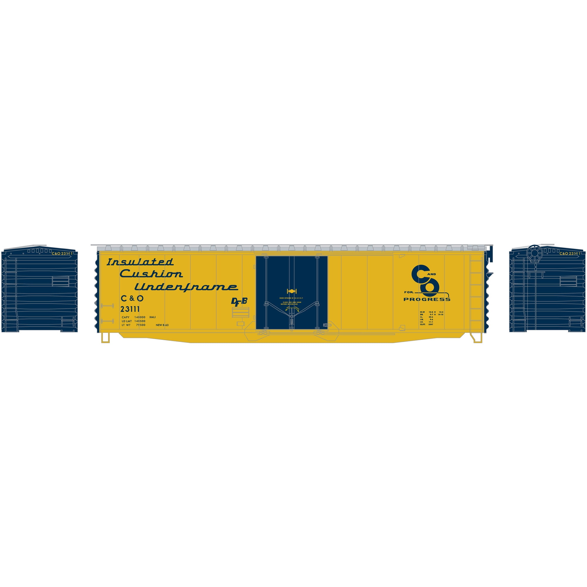 Athearn N 50' PS-1 Plug Door Smooth Side Box MILW #2602 ATH18834 Athearn N 50' PS-1 Plug Door Smooth Side Box MILW #2602 ATH18834