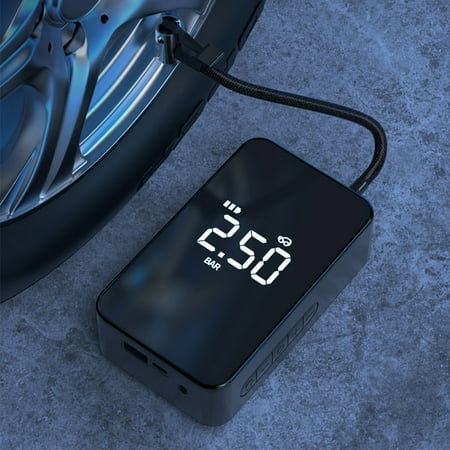 YOLOKE Tire Inflator Portable Air Compressor for Car Tires Cordless Tire Pump with Large LCD Digital Screen 150PSI Auto Air Pump with Auto-Shutoff Function Suitable for Cars E-Bikes Motorcycles YOLOKE Tire Inflator Portable Air Compressor for Car Tires Cordless Tire Pump with Large LCD Digital Screen 150PSI Auto Air Pump with Auto-Shutoff Function Suitable for Cars E-Bikes Motorcycles