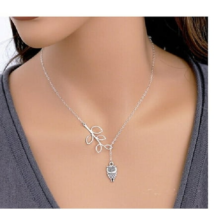 - Trendy Owl Charm Fashion Necklace