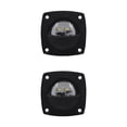 thumbnail image 4 of sweethay Wall-mounted Lamp Base Upgraded Fittings LED Socket Supplies Hard Lights Device Shell Courtesy Lighting Boat Saving Light Space Luz blanca/negra 2piezas sweethay CBP445960, 4 of 5