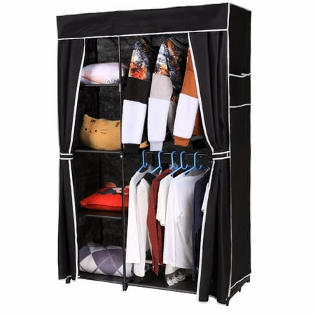 Non Woven Folding Wardrobe Shelves Hanging Bar Shoes Clothes Non Woven Folding Wardrobe Shelves Hanging Bar Shoes Clothes Organizer Closet Bedroom Furniture