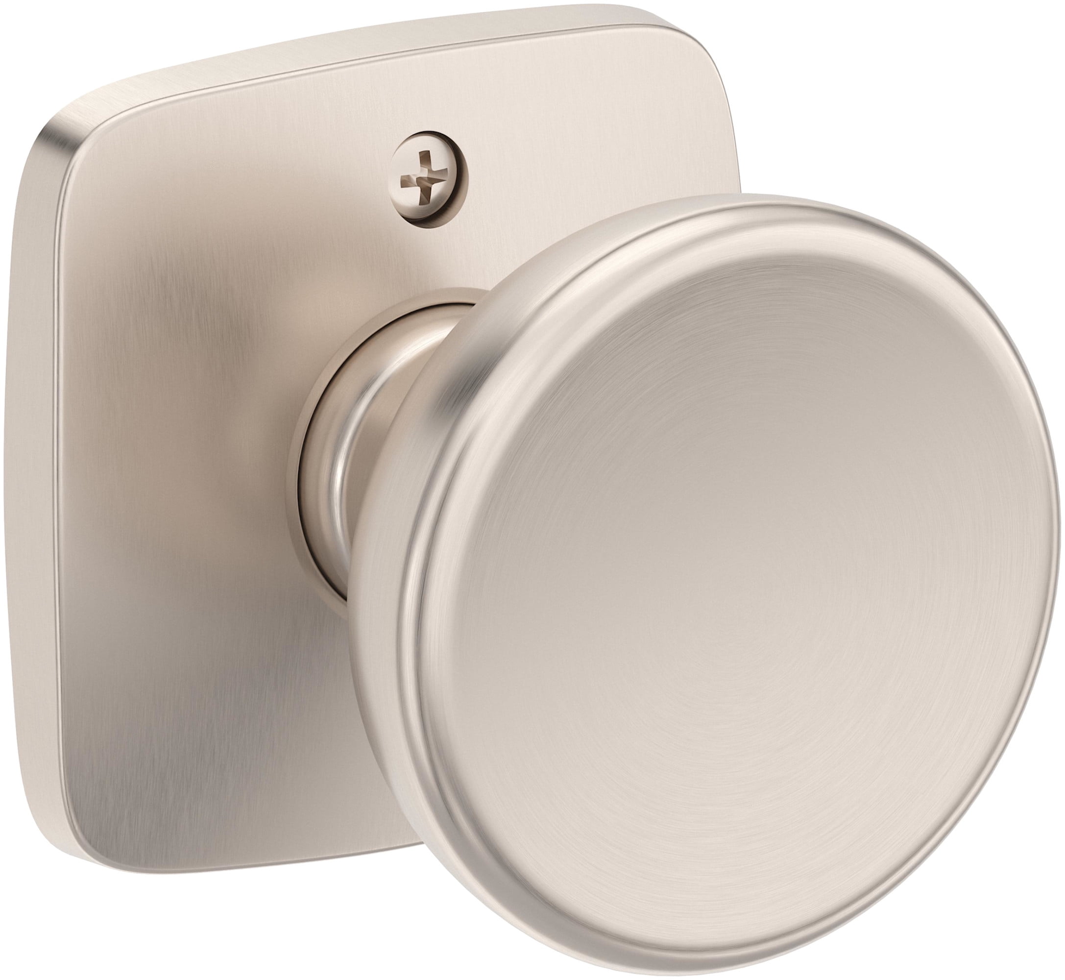 Baldwin FDSOLSFR190 Solvang Non-Turning Two-Sided Dummy Door Knob Set - Black