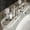 Clear, variant on Faucet Shelf with Suction Cups, Hole-Free Wall Mounted Bathroom Organizer, Plastic Material, Separate Compartments, Bottom Drainage Holes, Strong Load Bearing, Space-Saving