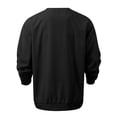 thumbnail image 4 of Men Summer Tops Men Athletic Tops Mens V Neck Casual Shirts Shirts Fitted Casual Slipper Super Top Long Sleeve Shirt Pack Mens Loose Fit Workout Striped Long Sleeve Shirt Tall Extra Tall Black M, 4 of 4