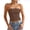 Coffee, variant on Summer Tank Tops Solid Color Double Layer Strapless Camisole Top With Side Elastic Bands For A Comfortable And Fit,Red