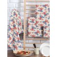 thumbnail image 4 of Independence Day Kitchen Dish Towels for Drying Dishes Set of 3, Red Blue Bow Star Stripe Flag Beige Waffle Weave Microfiber Hand Tea Bathroom Towels Quick Dry & Absorbent Towel 15.7x23.6, 4 of 7