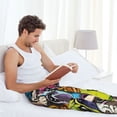 thumbnail image 5 of Logiee Colorful Pug Print Pajama Pants for Men,Men’s Pajama Bottoms,Mens PJ Pants with Pockets & Button Fly-XX-Large, 5 of 6