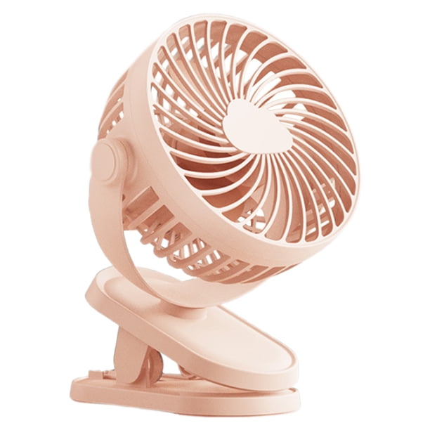 Ventiladores Pequeños Refrigeración Por Aire para Escritorio Mesa Miniventiladores 3 Velocidades Con Abrazadera 3000mah