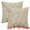 Beige, variant on Unique Bargains Solid Color Plush Throw Pillow Covers White 18" x 18"