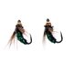 thumbnail image 4 of 40 moscas de pesca de diferentes tamaños con caja rígida e impermeable Verde, 4 of 9