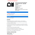 thumbnail image 2 of Front To Frame Sway Bar Bushing Kit - Compatible with 2015 - 2020 GMC Yukon XL 2016 2017 2018 2019, 2 of 2