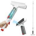 thumbnail image 2 of 75In Window Squeegee Shower Squeegee Water Spray Window Cleaner Anti-Scratch with 4 Poles and 4 Scrubbing Clothes for Cleaning Mirror Glass High Window Car, 2 of 9