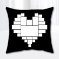 thumbnail image 1 of Funda de almohada en blanco de la serie Nine Grid, funda de almohada de felpa corta, funda de almohada de sofá de sublimación, 1 of 5