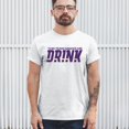 thumbnail image 4 of Team Makes Me Drink T-shirt Baltimore Football Fan Gear Game Night Men's Tee, 4 of 7