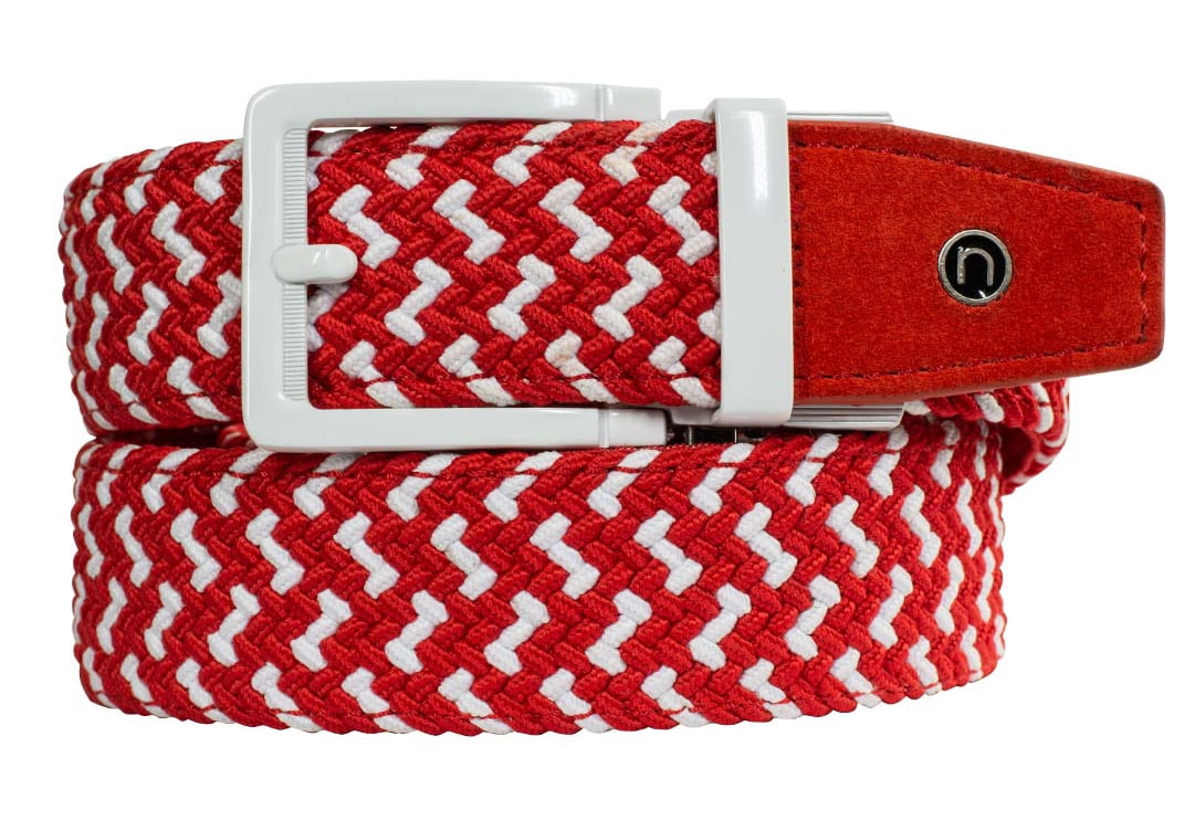 red golf belts