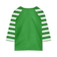 thumbnail image 7 of NAISIBABY Girls Long Sleeve Tops, Fashion Striped Casual Round Neck Pullover T-Shirt Green 5T, 7 of 7