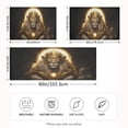 thumbnail image 4 of Dailycode Satin Pillow Case Standard Silk Pillow Cover for Hair and Skin Envelope Closure Majestic Lion King 20"x26", 4 of 9
