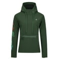 thumbnail image 6 of Little Donkey Andy Women's UV Protection Hoodies with Fleece Lined, Water Repellent Pullover Hooded Sweatshirt UPF50+ (Dark Green L), 6 of 7