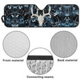 thumbnail image 6 of Uorisanigo Windshield Sun Shade Compatible with Jeep Wrangler TJ JK JL & Gladiator JT-Blocks UV Rays SunVisor Mat,Dead Branch Skull Deer Car Sun Shade Keep Your Vehicle Cool, 1Pc, 6 of 7