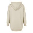 thumbnail image 3 of Womens Hoodies Solid Print Drawstring Pocket Loose Fit Hooded Long Sleeve Pullover Top for Casual Wear Women's Sweatshirts Beige L, 3 of 4