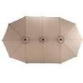 thumbnail image 4 of 14.8 Ft Outdoor Umbrella with Crank and Polyester Canopy / Effective Shading in Sunny Days, 4 of 6