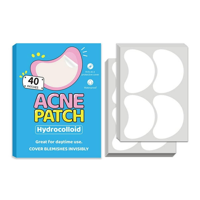 SharkTRUE Effective Acne Care Patches: Circle, Elliptical & Crescent Shapes, Quick Dry Application