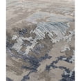 thumbnail image 3 of Pasargad Home Transitional 95" x 120" Hand-Knotted Wool Area Rug in Silver/Blue, 3 of 3