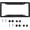 Black leopard print, variant on Japanese Wave Front License Plate for Women Car Vanity Plates Decorative Aluminum Metal Cute Novelty License Plate Cover for Men 6x12 Inch (4 Holes)