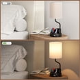 thumbnail image 6 of NiteLoom 2 Pack Table Lamps, 3 Color Temperature with USB-A+C & 2 AC Outlets for Bedroom Office Dorm, 6 of 9
