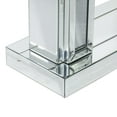 thumbnail image 6 of DecMode 48" x 32" Silver Wood Mirrored Console Table, 1-Piece, 6 of 17