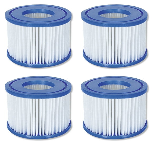 Bestway SaluSpa Hot Tub Filter Pump Type VI Replacement Cartridges (4 Pack)