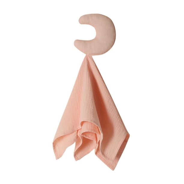 Baby Appease Towel Toalla pacificadora infantil para regalo de bebé (Luna rosa claro) Sywqhk libre de BPA
