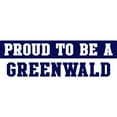 thumbnail image 3 of CafePress - Proud To Be Greenwald Baseball Jersey - Cotton Baseball Jersey, 3/4 Raglan Sleeve Shirt, 3 of 4