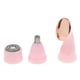 thumbnail image 4 of quatre en un Cara Eléctrica Bikini Ceja Hair Remover Device Set , Rosado Macarena Removedor de pelo para las mujeres, 4 of 8