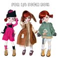 thumbnail image 2 of Vêtements de Poupée 30cm, Ensemble de Tenue de Poupée BJD Multistyles Dessin Animé 1/6, Cadeau Robe Mini Poupée DIY pour C2K8, 2 of 6