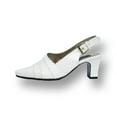 thumbnail image 6 of PEERAGE Susie Women's Wide Width Leather Slingback Pumps, 6 of 7