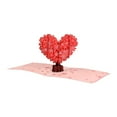 thumbnail image 2 of yuksok Valentine's Day Cards Birthday Card Heart Tree Card for Festival Fathers Day, 2 of 9