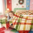 thumbnail image 4 of Manfei Cute Christmas Tree 7-Piece Twin Bedding,Merry Xmas Bedding Comforter Set,Xmas Reversible, 4 of 7